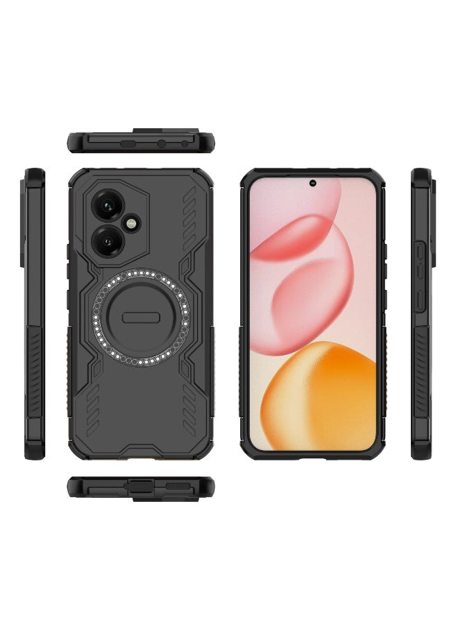 جولدن ماسك هونر 400 (Honor 400) جراب حماية ماجنتك ايرون (اسود) - Image 3